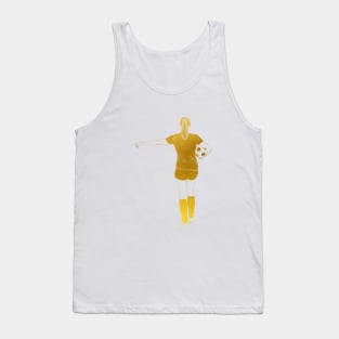 Soccer Player Girl Tank Top